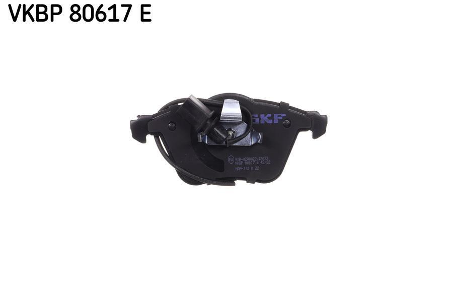 Jeu de 4 plaquettes de frein SKF ref. VKBP 80617 E